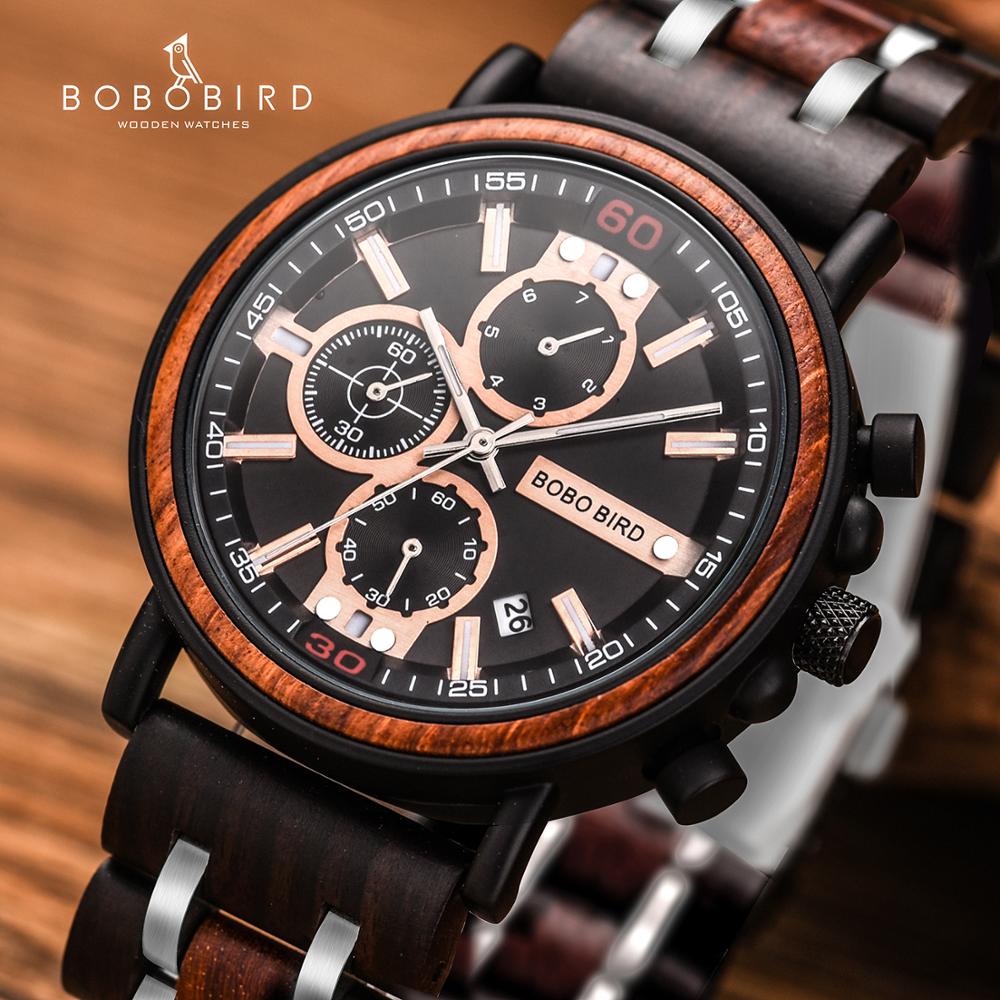 Luxury Bags Brands List - Relogio Masculino BOBO BIRD Wooden Watch