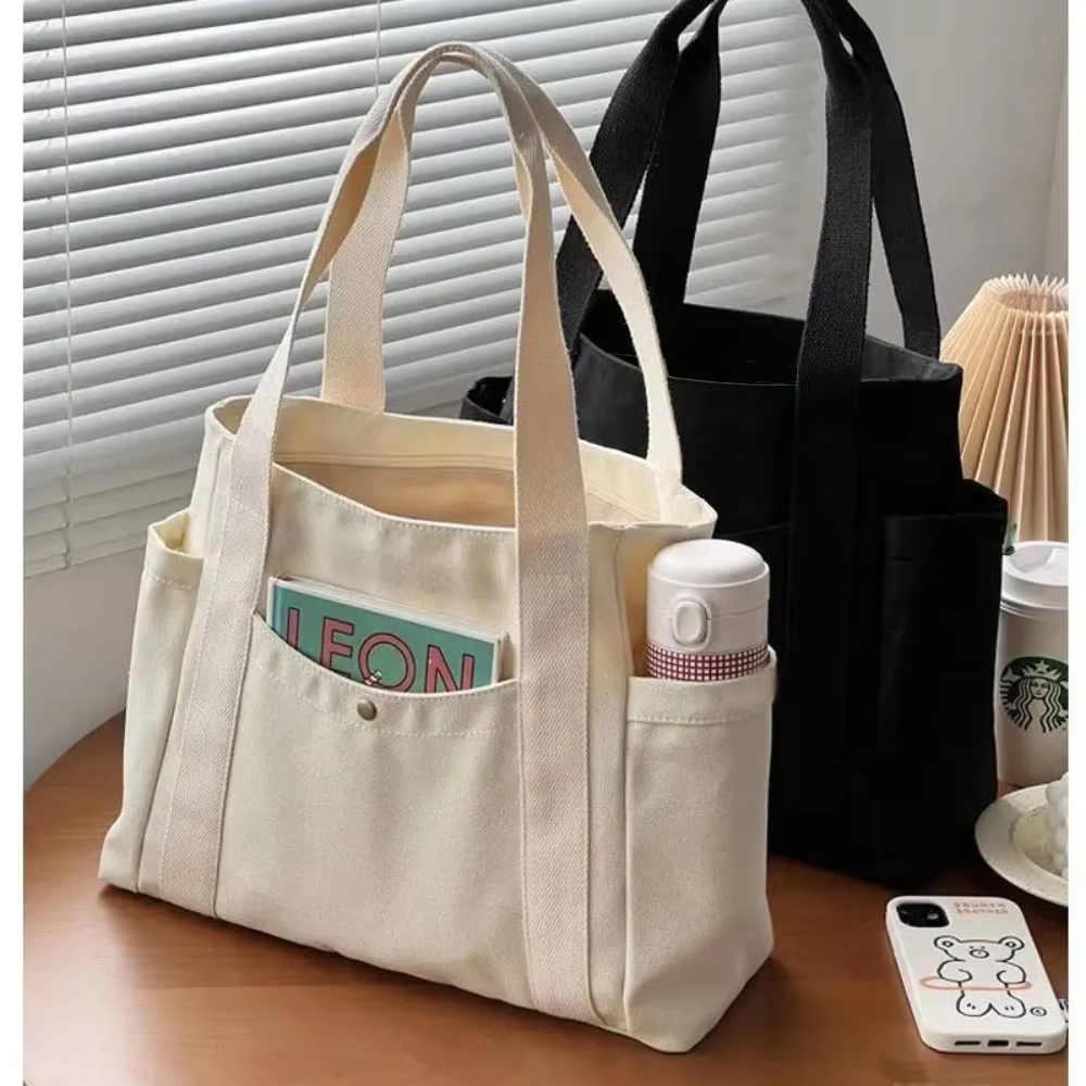 Canvas Tote Designer - Large Capacity Canvas Tote Bags for