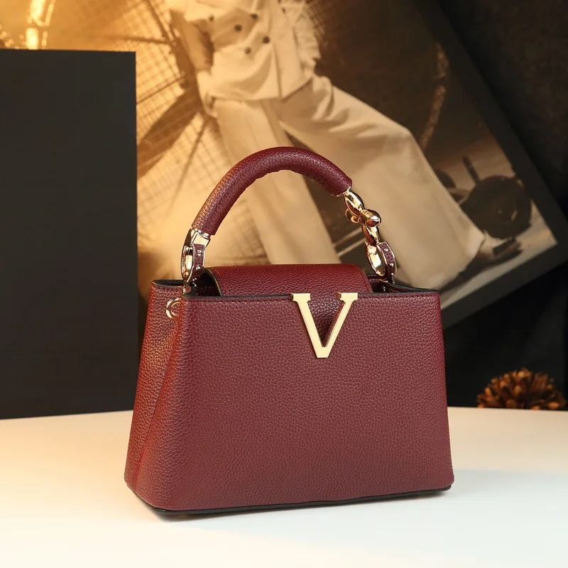 Luxury Bags Paris - Trendy Casual Daily Leather Ladies Bag