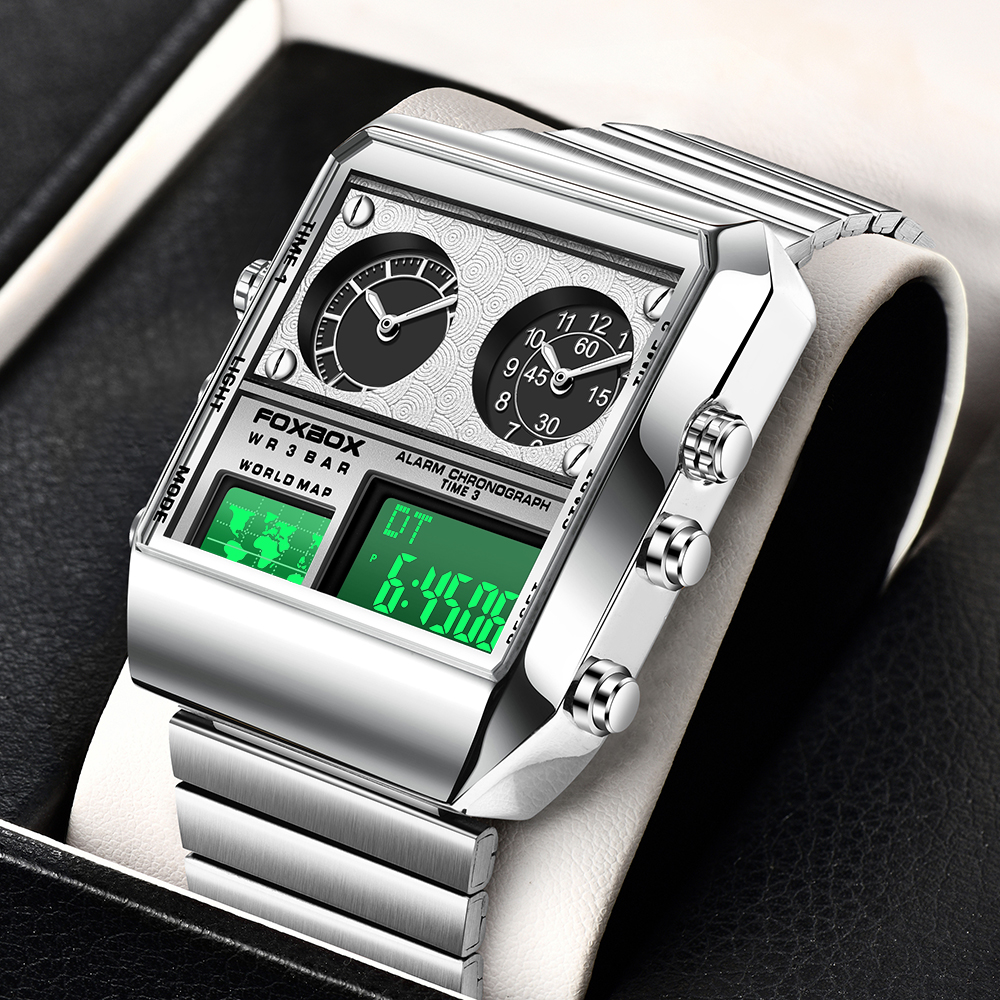 Luxury Bags Brands List - LIGE New Sport Mens Watches FOXBOX