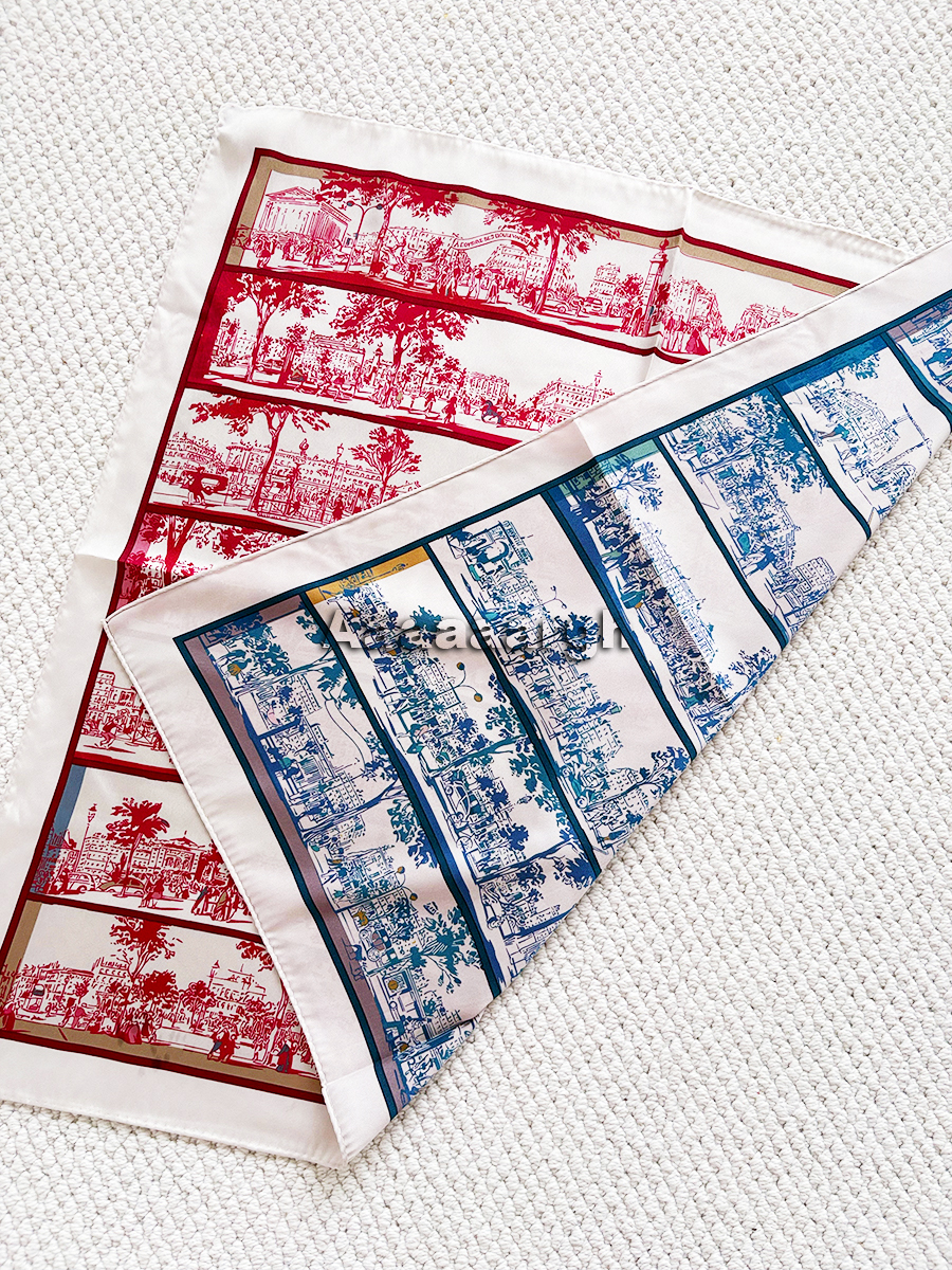 Luxury Bags Hong Kong - Women Silk Scarf 70cm Luxury Hand