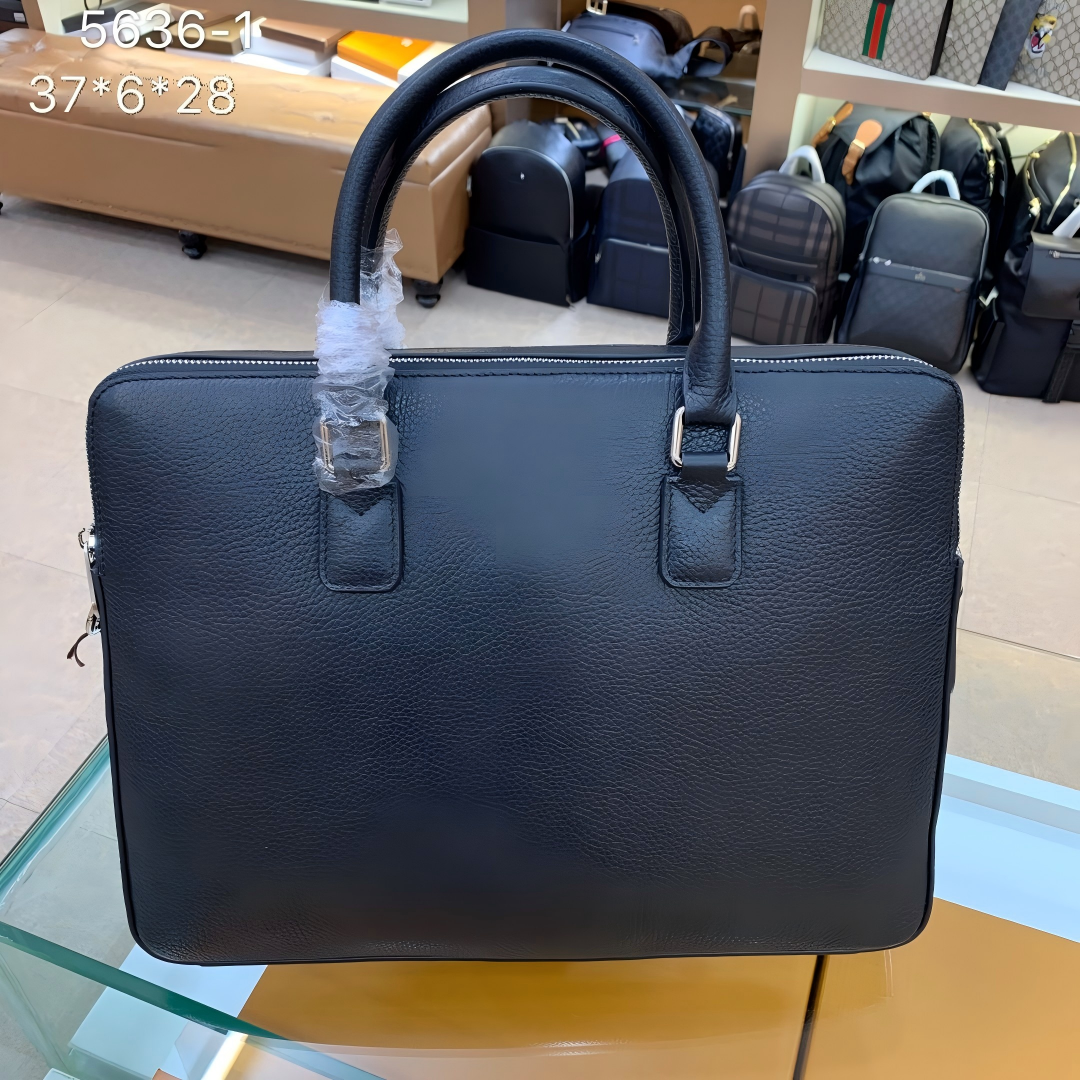 Luxury Bags Hong Kong - Bag Premium Large Leather Briefcase for