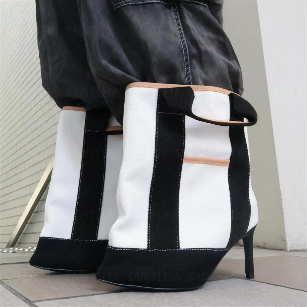 New Women's Color Block Tote B - Canvas Tote Designer incelemesi ve fiyatı