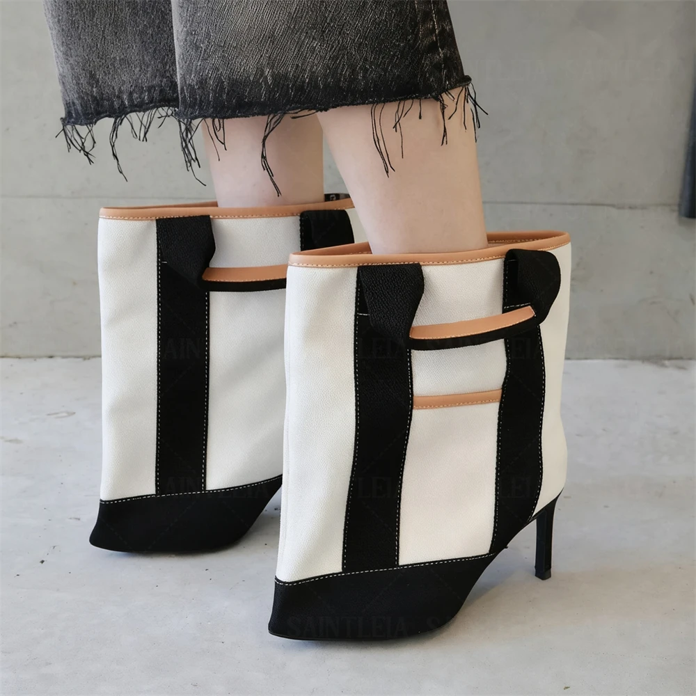 New Women's Color Block Tote B - Canvas Tote Designer incelemesi ve fiyatı