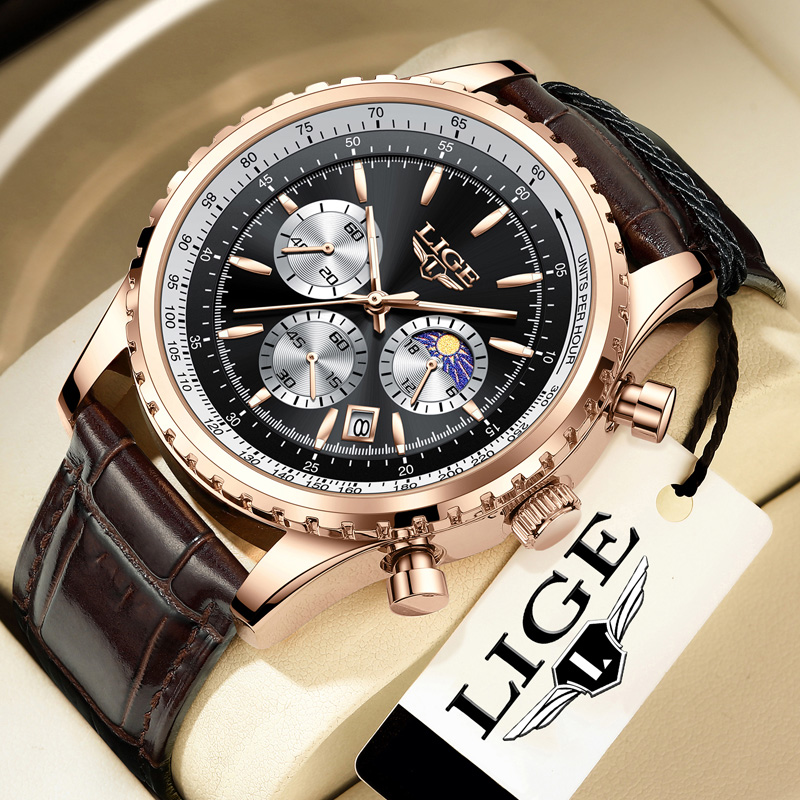 New Fashion Mens Watches LIGE  - Luxury Bags Brands List incelemesi ve fiyatı