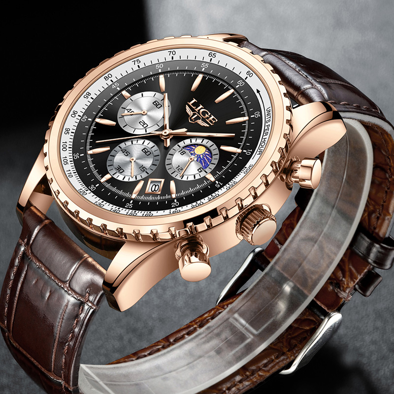 New Fashion Mens Watches LIGE  - Luxury Bags Brands List incelemesi ve fiyatı