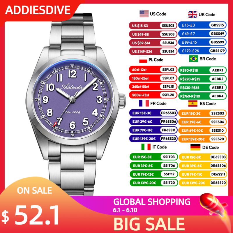 ADDIESDIVE New Quartz Watches  - Luxury Bags Brands List incelemesi ve fiyatı