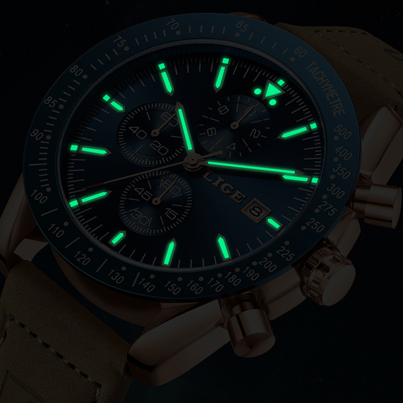 LIGE Casual Sports Men Watch L - Luxury Bags Brands List incelemesi ve fiyatı