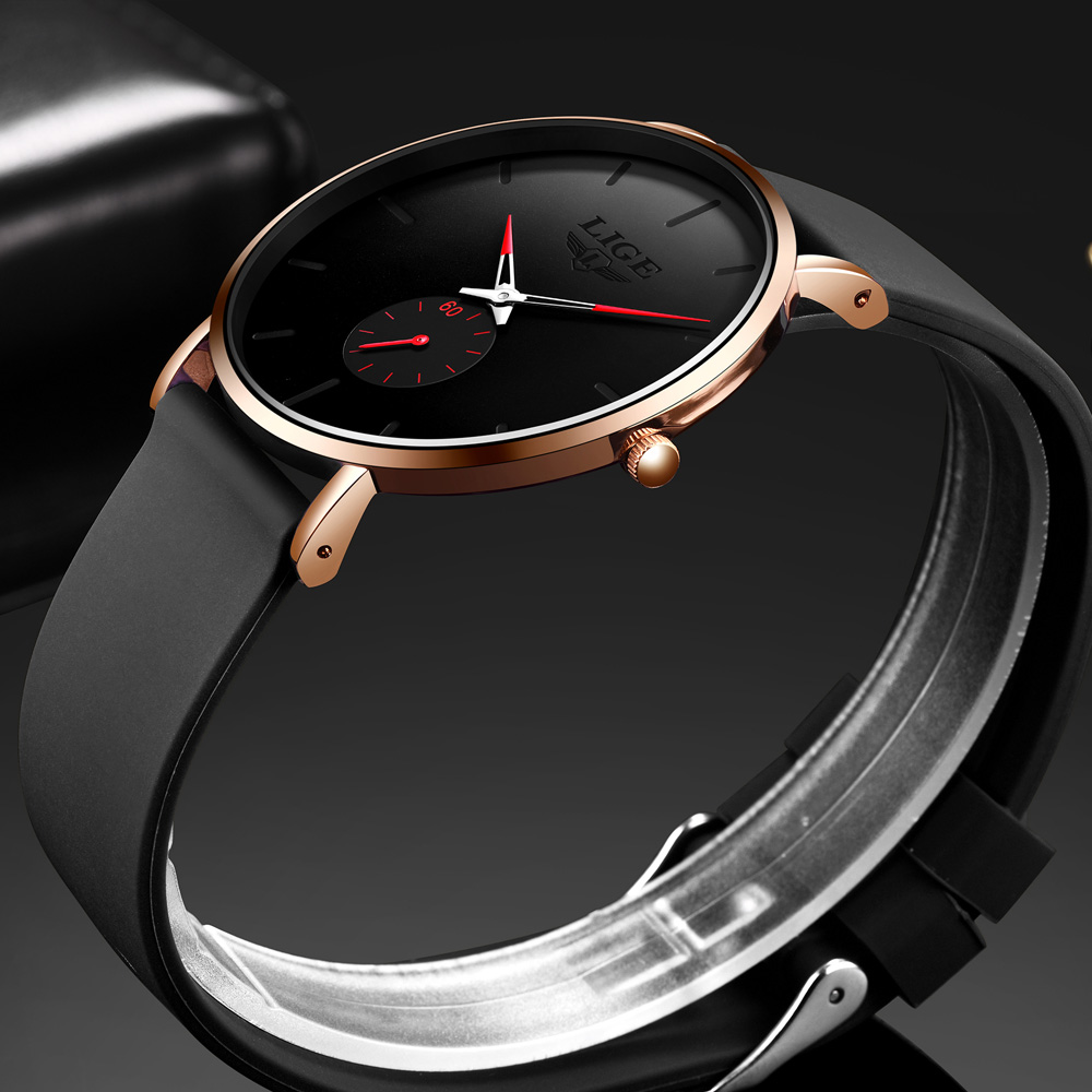 LIGE New Fashion Mens Watches  - Luxury Bags Brands List incelemesi ve fiyatı