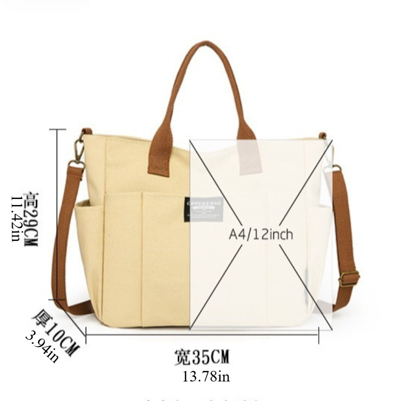 Large Canvas Tote Bag for Wome - Canvas Tote Designer incelemesi ve fiyatı