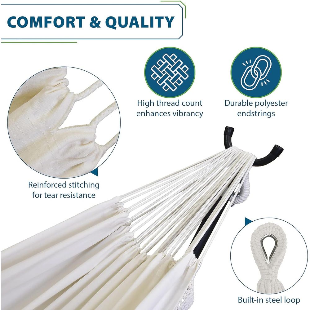 Luxury Double Cotton Hammock w - Luxury Bags Usa incelemesi ve fiyatı