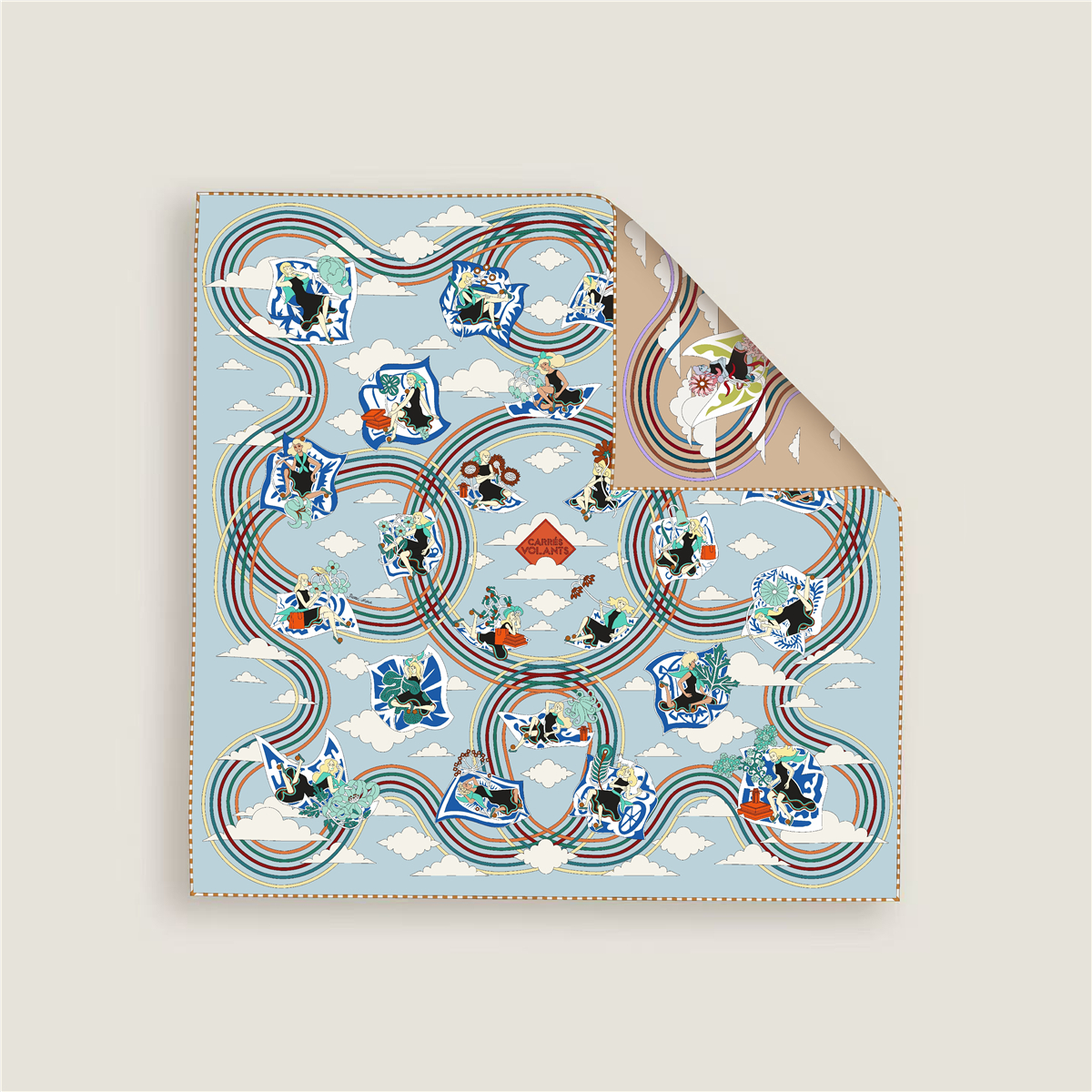 Double Faced Print Small Silk  - Luxury Bags Hong Kong incelemesi ve fiyatı