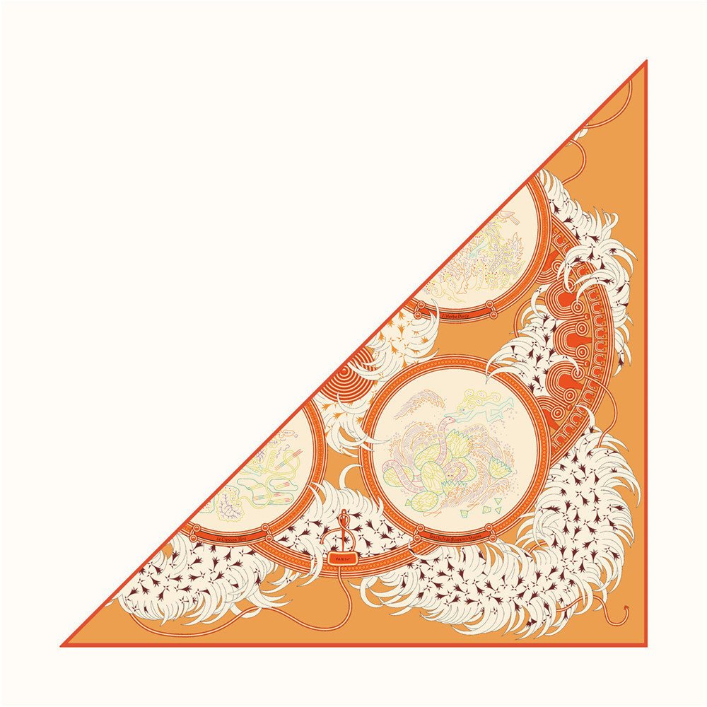 Silk Twill Scarf Triangle Shap - Luxury Bags Hong Kong incelemesi ve fiyatı