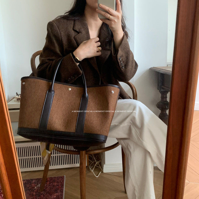 JIAERDI Retro Weave Tote Bag W - Luxury Bags Vintage incelemesi ve fiyatı