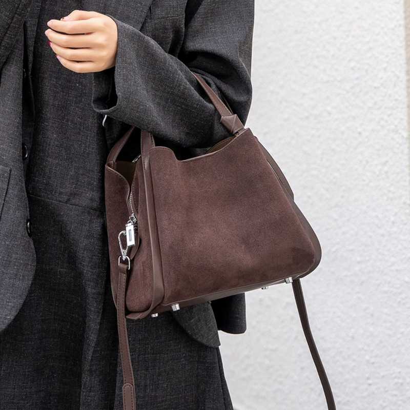 Burminsa Cowhide Suede Genuine - Luxury Bags Vintage incelemesi ve fiyatı