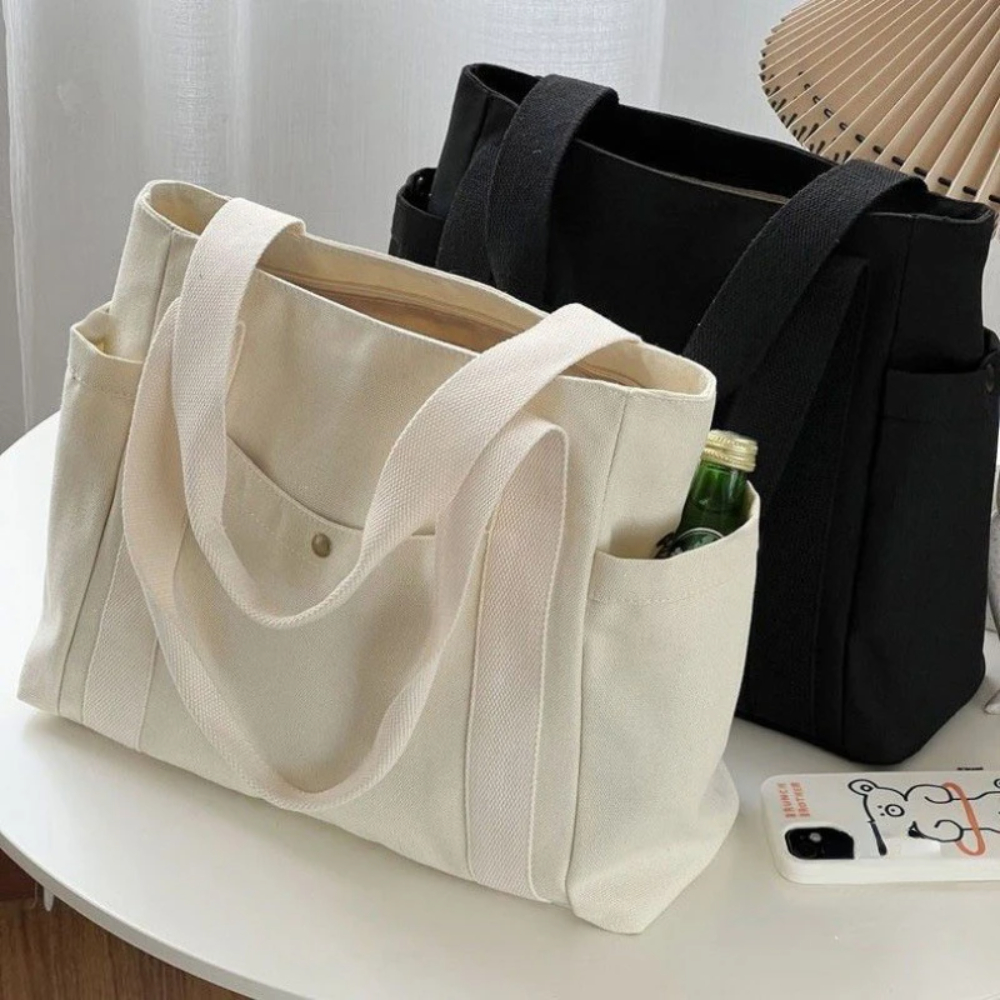 Large Capacity Canvas Tote Bag - Canvas Tote Designer incelemesi ve fiyatı