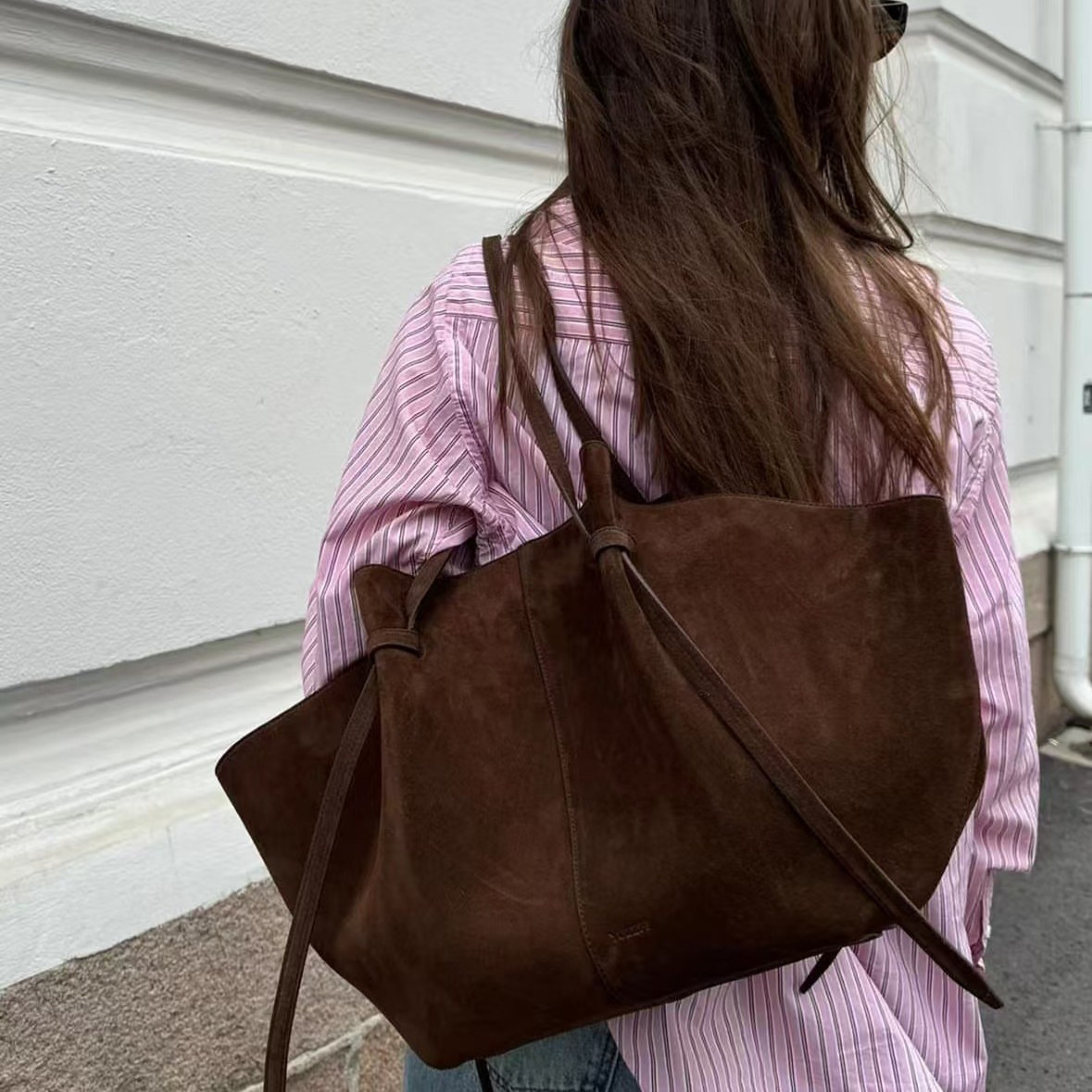 Faux Suede Tote Bags For Women - Luxury Bags Vintage incelemesi ve fiyatı