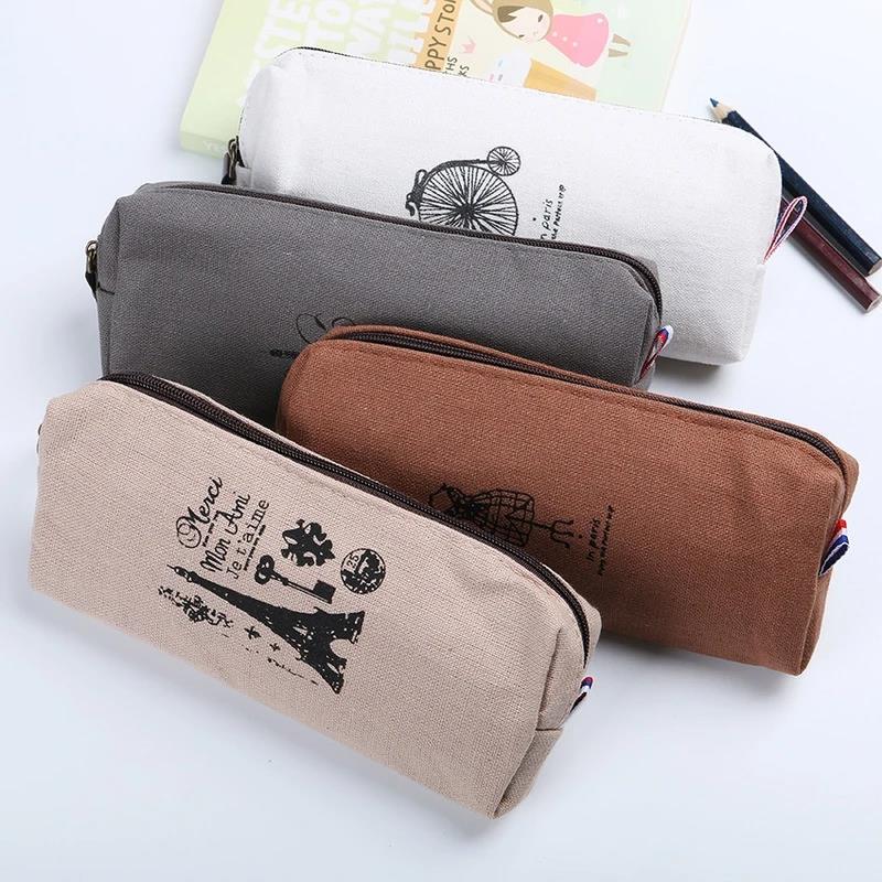 Vintage Retro Linen Pen Bag El - Luxury Bags Paris incelemesi ve fiyatı