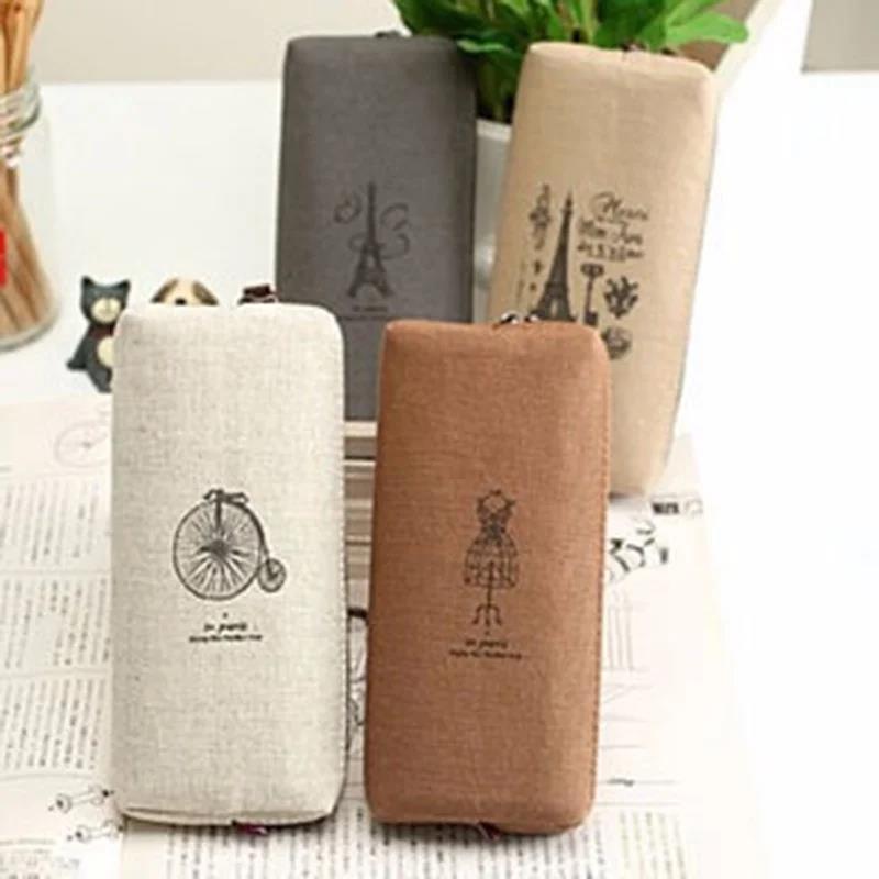 Vintage Retro Linen Pen Bag El - Luxury Bags Paris incelemesi ve fiyatı