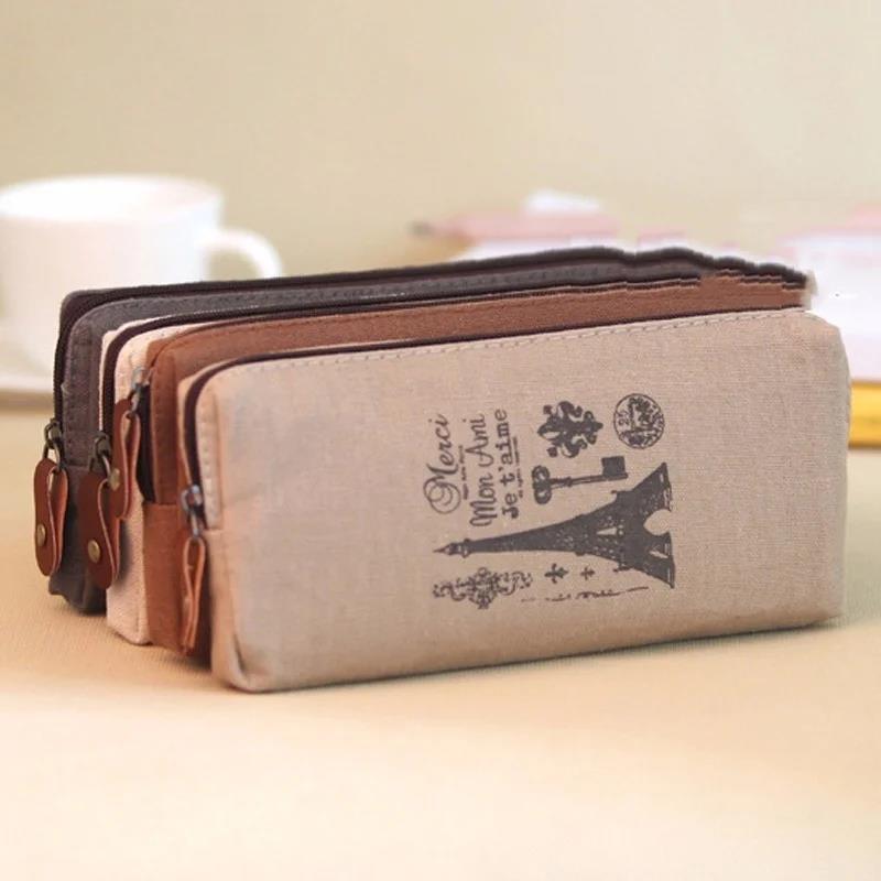 Vintage Retro Linen Pen Bag El - Luxury Bags Paris incelemesi ve fiyatı