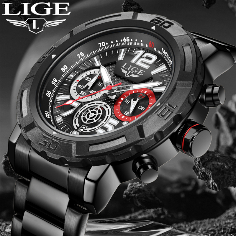 LIGE 2026 Mens Watches Top Bra - Luxury Bags Brands List incelemesi ve fiyatı