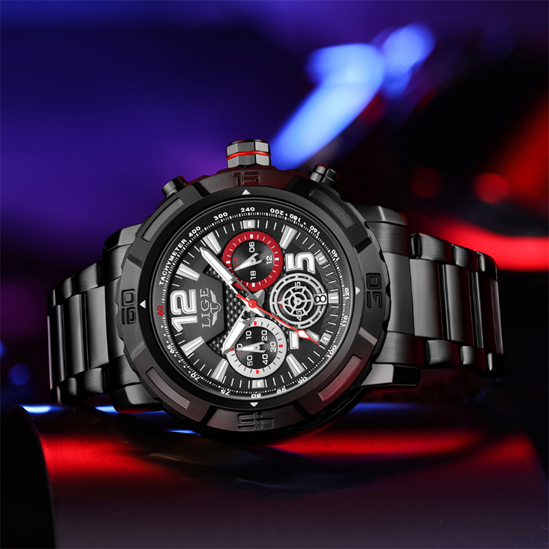 LIGE 2026 Mens Watches Top Bra - Luxury Bags Brands List incelemesi ve fiyatı