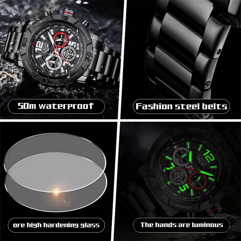 LIGE 2026 Mens Watches Top Bra - Luxury Bags Brands List incelemesi ve fiyatı