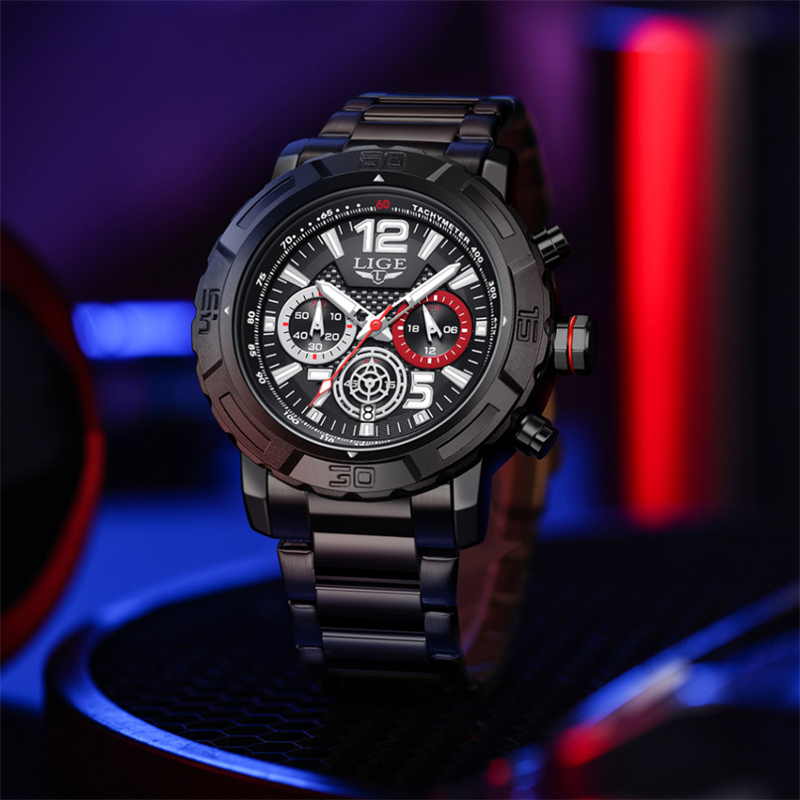 LIGE 2026 Mens Watches Top Bra - Luxury Bags Brands List incelemesi ve fiyatı