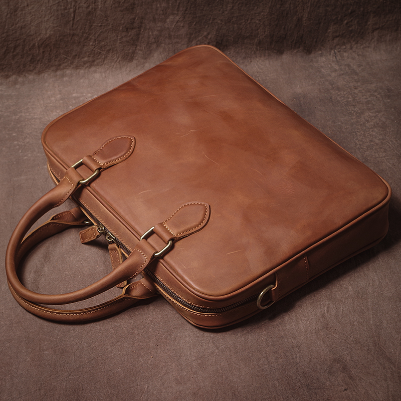 GURO Men Crazy Horse Cowhide B - Luxury Bags Vintage incelemesi ve fiyatı