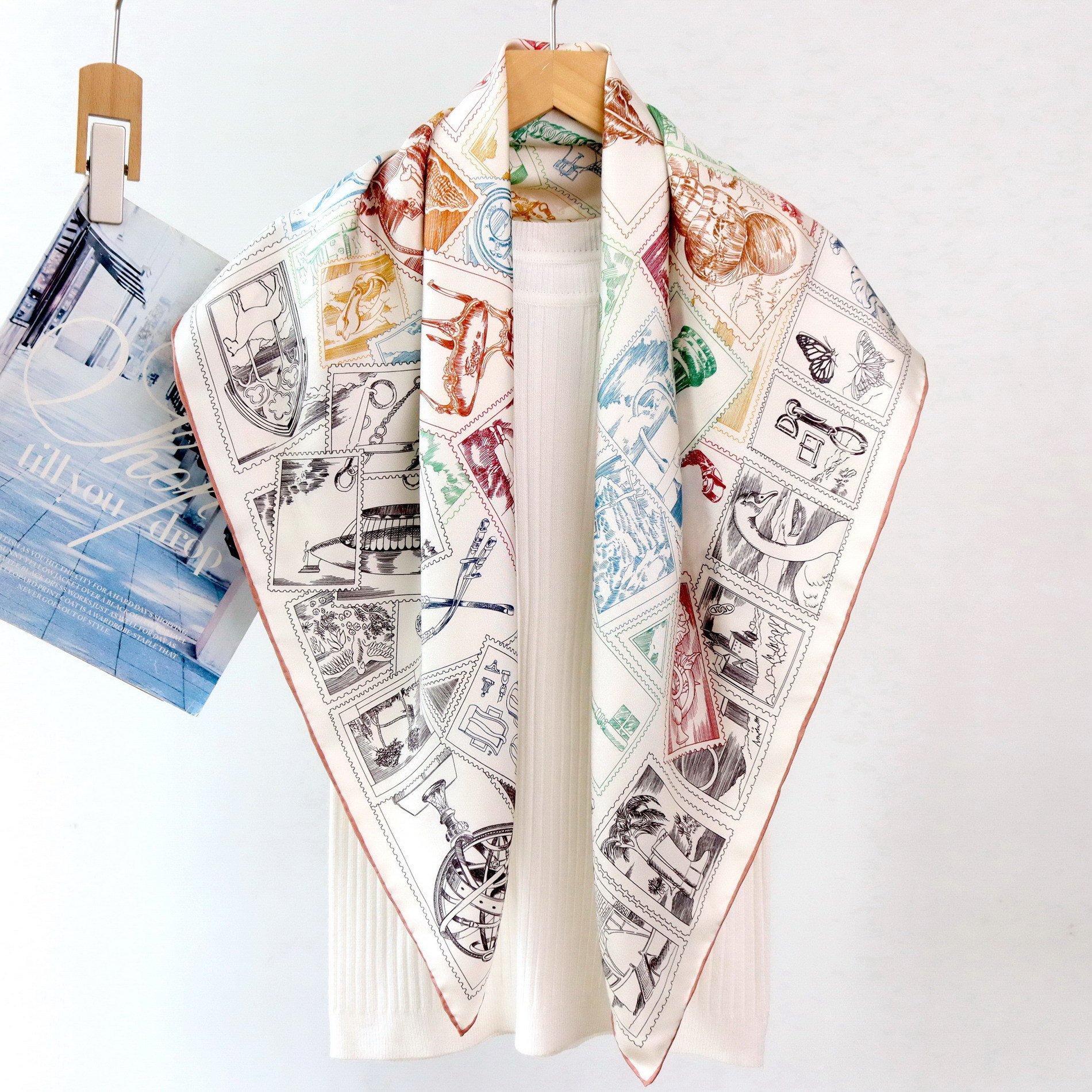 Twill Silk Scarf Luxury Design - Luxury Bags Hong Kong incelemesi ve fiyatı