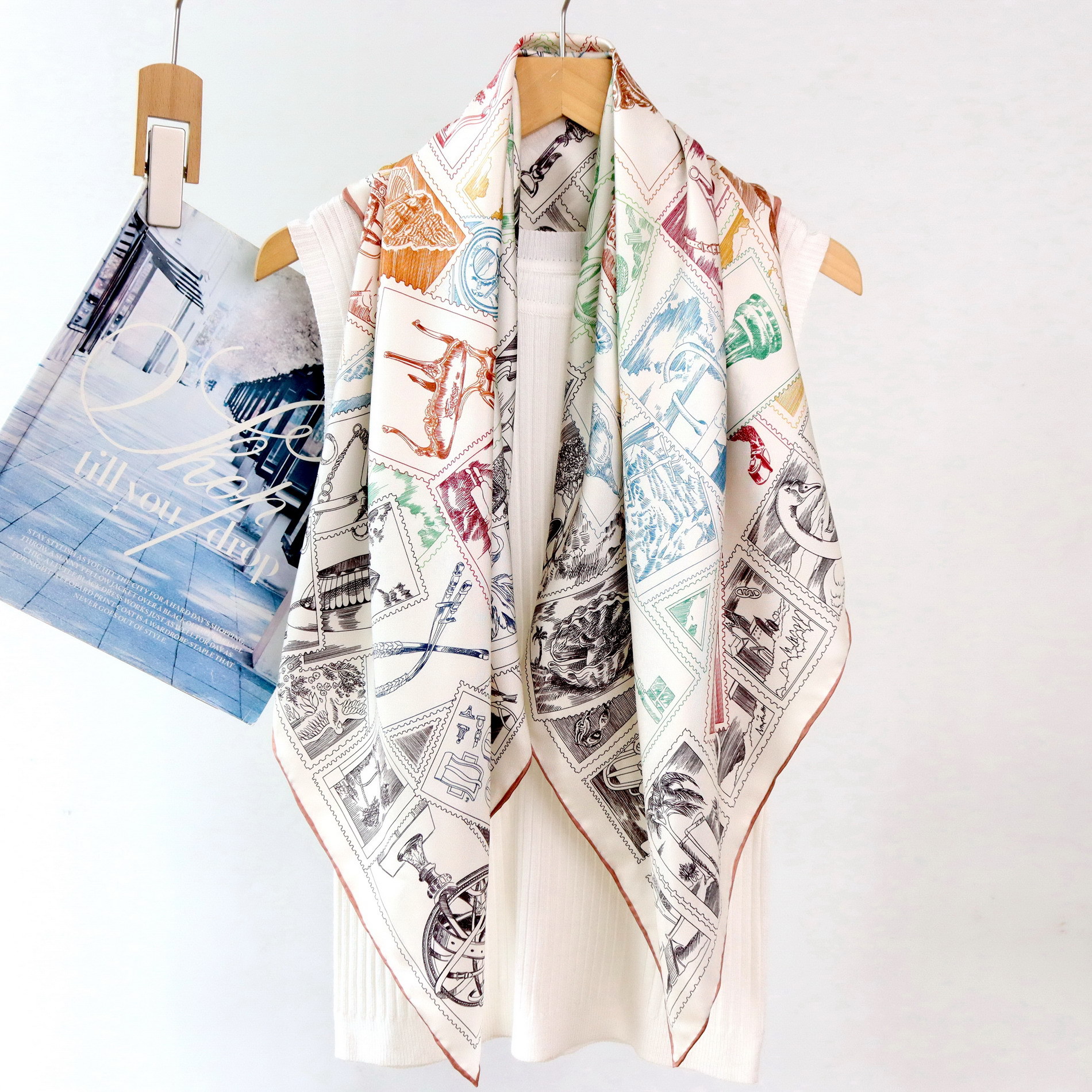 Twill Silk Scarf Luxury Design - Luxury Bags Hong Kong incelemesi ve fiyatı