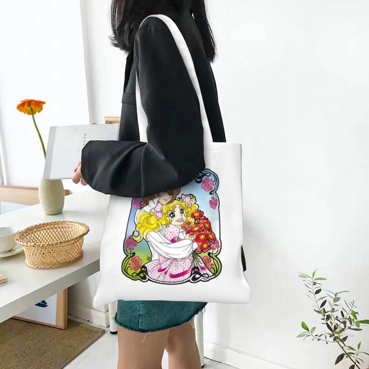 Candy Candy Anime & Terence Ca - Canvas Tote Designer incelemesi ve fiyatı