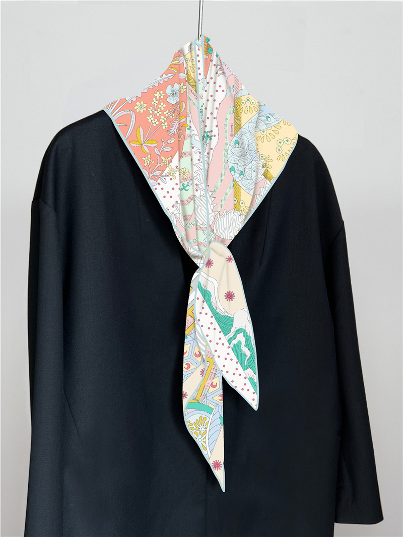 Silk Twill Scarf Triangle Shap - Luxury Bags Hong Kong incelemesi ve fiyatı