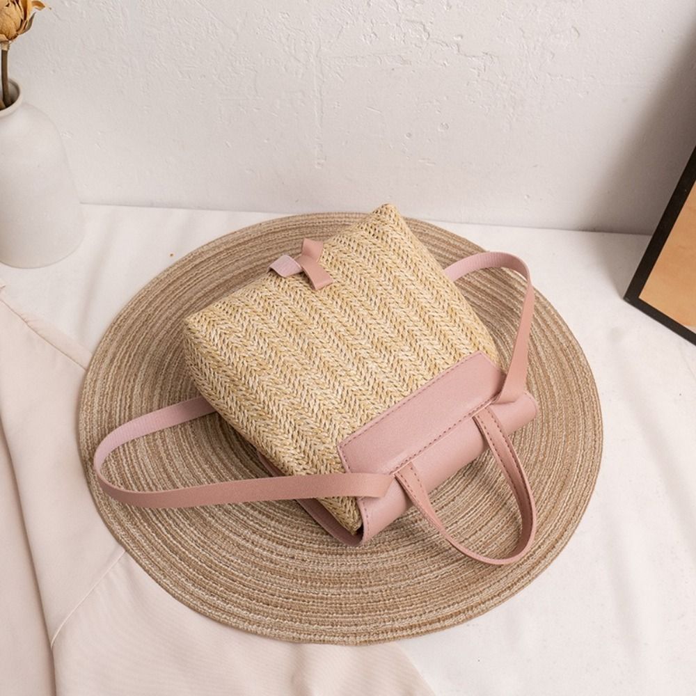 Fashion PU Leather Straw Backp - Luxury Bags Vintage incelemesi ve fiyatı